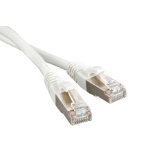 Патч-корд RJ45-RJ45, 4 пары, STP, кат.5е, LSZH (0.5м) Hyperline PC-LPM-STP-RJ45-RJ45-C5e-0.5M-LSZH-WH
