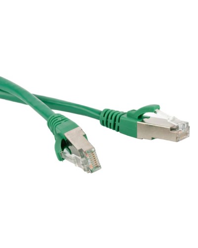 Патч-корд F/UTP Hyperline PC-LPM-STP-RJ45-RJ45-C6-2M-LSZH-GN в Сочи Патчкорды (медные) Pintop.ru