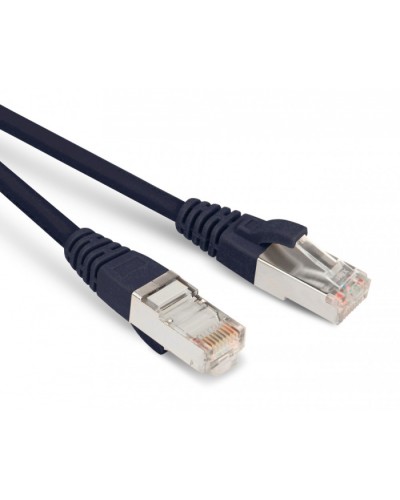 Патч-корд F/UTP Hyperline PC-LPM-STP-RJ45-RJ45-C6-3M-LSZH-BK в Сочи Патчкорды (медные) Pintop.ru