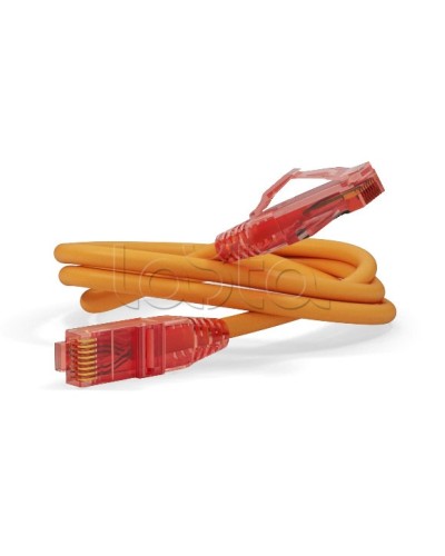 Патч-корд U/UTP Hyperline PC-LPM-UTP-RJ45-RJ45-C5e-0.5M-LSZH-OR в Сочи Патчкорды (медные) Pintop.ru