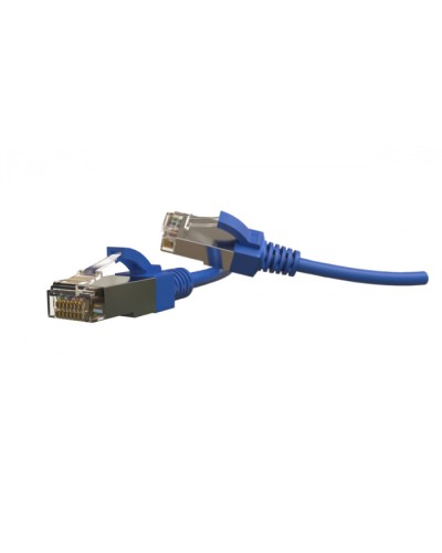 Патч-корд S/FTP Hyperline (PC-LPT-SFTP-RJ45-RJ45-C6-1M-LSZH-BL) в Сочи Патчкорды (медные) Pintop.ru