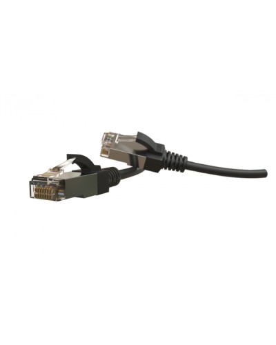Патч-корд S/FTP Hyperline (PC-LPT-SFTP-RJ45-RJ45-C6-5M-LSZH-BK) в Сочи Патчкорды (медные) Pintop.ru
