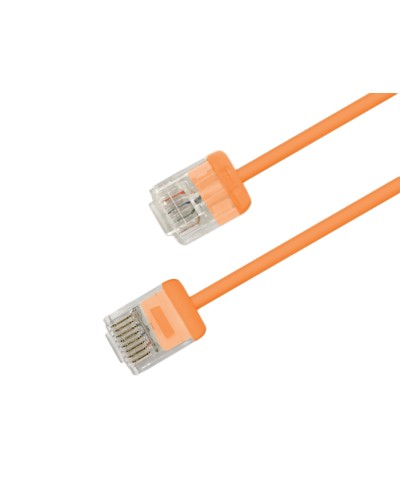 Патч-корд Hyperline PC-LPU-UTP-RJ45-RJ45-C6-3M-LSZH-OR в Сочи Патчкорды (медные) Pintop.ru