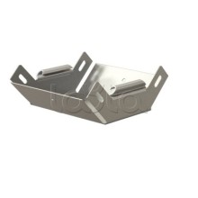 Угол 90° вертикальный внутренний Hyperline RST-VIA90-500-80-0,8-SZ