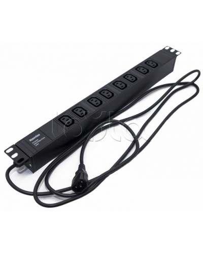 Блок розеток Hyperline SHE19-8IEC-2.5IEC в Сочи Блоки розеток Pintop.ru