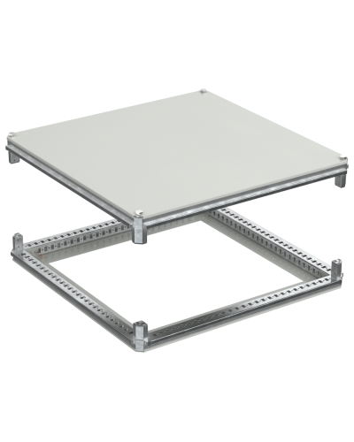 FORMAT Крыша и основание (под фланец) 800х800мм IEK (FO-00-KOF-080-080) в Сочи Аксессуары для стоек и шкафов Pintop.ru