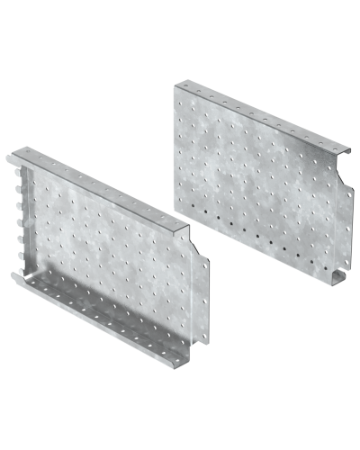 FORMAT Панель монтажная боковая перфорированная 200х400мм (2шт/упак) IEK (FO-00-MPSP-020-040) в Сочи Аксессуары для стоек и шкафов Pintop.ru