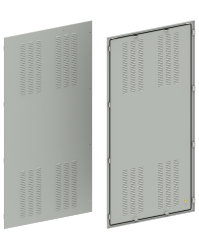 FORMAT Панель задняя вентилируемая 2000х1000мм IEK (FO-00-PBV-200-100) в Сочи Аксессуары для стоек и шкафов Pintop.ru
