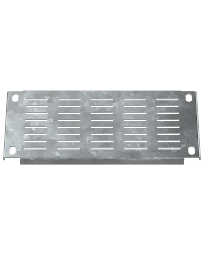 FORMAT Заглушка панели нижней наборной вентилируемой 100мм в шкаф шириной 400мм IEK (FO-00-PLTV-010-040) в Сочи Аксессуары для стоек и шкафов Pintop.ru