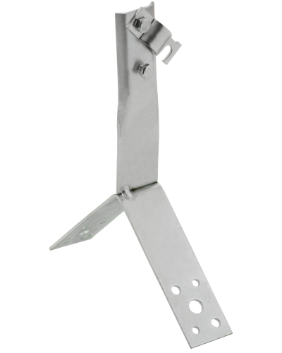 Держатель проводника круглого 6-10мм винтовой для конька h=100мм нержавеющая сталь IEK (ZDP80-20-4-16-100) в Сочи Крепеж Pintop.ru