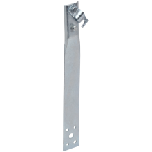 Держатель проводника круглого 6-10мм винтовой прямой h=60мм оцинкованная сталь HDZ IEK (ZDP86-14-1-16-60)