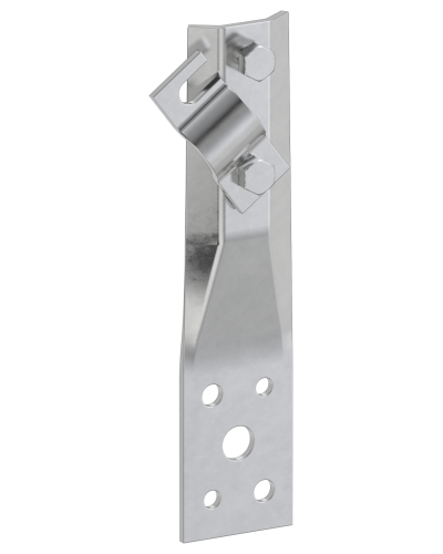 Держатель проводника круглого 6-10мм винтовой прямой h=60мм нержавеющая сталь IEK (ZDP86-20-1-16-60) в Сочи Крепеж Pintop.ru