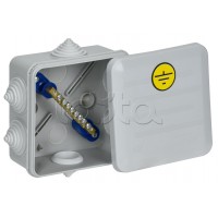 Коробка КУП КМ41361 100х100х50мм IP44 6 вв. (7035) IEK (UKO21-100-100-050-K41-55U)