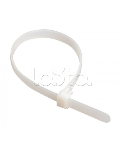 Стяжка 150x2,5 мм нейлоновая, белая IEK (UHH31-D025-150-100) в Сочи Стяжки-хомуты Pintop.ru