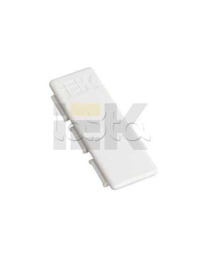 Соединитель на стык для закрытия распила c лицевой стороны при соединении кабель-каналов типоразмера 100х60 IEK (CKK-40D-SL75-K01) в Сочи Аксессуары для кабель-канала Pintop.ru