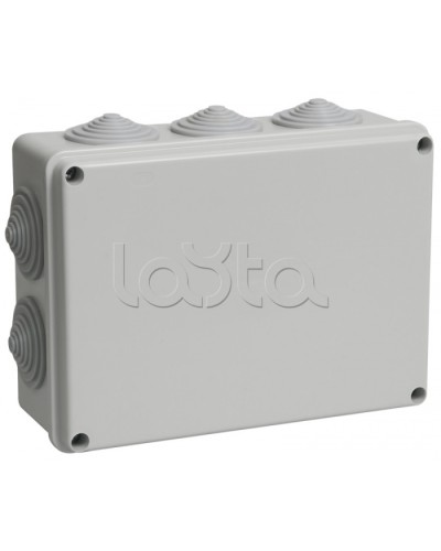 Коробка КМ41244 распаячная для о/п (RAL7035, 10 гермовводов) IEK UKO11-190-140-070-K41-55 в Сочи Аксессуары для средств охраны периметра Pintop.ru