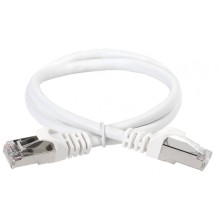 ITK Коммутационный шнур кат. 5Е FTP PVC 15м белый (PC08-C5EF-15M)