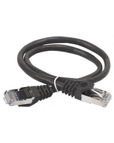ITK Коммутационный шнур (патч-корд), кат.5Е FTP, 0,5м, черный (PC09-C5EF-05M) в Сочи Патч-корды и пигтейлы Pintop.ru