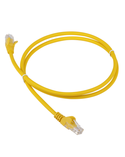 Патч-корд LANMASTER LSZH UTP кат.5e, 0.3 м, желтый LANMASTER LAN-PC45/U5E-0.3-YL в Сочи Патчкорды (медные) Pintop.ru