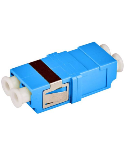 Адаптер оптический LC, OM3, корпус SC без фланцев, дуплексный LANMASTER LAN-2LCS/NF-AM-OM3 в Сочи Коннекторы Pintop.ru