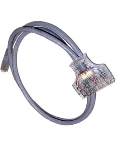 Патч-корд 110 тип - RJ45, 4 пары, UTP, категория 6, 1 м LANMASTER LAN-45-P4-1.0/6 в Сочи Патч-корды и пигтейлы Pintop.ru