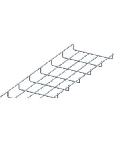 Лоток проволочный 25х150мм, Ф3.8мм, оцинкованный (3 м) LANMASTER LAN-MT25x150-3.8EZ в Сочи Кабельные лотки Pintop.ru