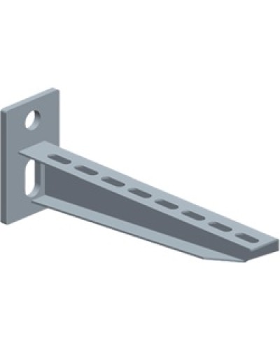 Консоль перфорированная для лотка шириной 300мм LANMASTER LAN-MT-BP300-EZ в Сочи Аксессуары для лотков Pintop.ru