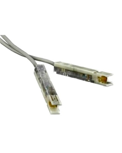 Патч-корд 110 тип - 110 тип, 1 пара, 1 м, серый LANMASTER LAN-P1-P1-1m в Сочи Патч-корды и пигтейлы Pintop.ru