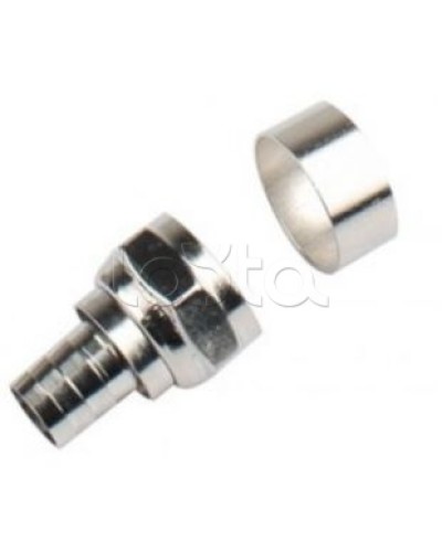 Штекер F-разъем под обжим (RG6U) LAZSO APFC12-RG6U(100) в Сочи Коннекторы Pintop.ru