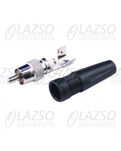 Разъем штекер RCA под винт LAZSO (APR012) в Сочи Коннекторы Pintop.ru