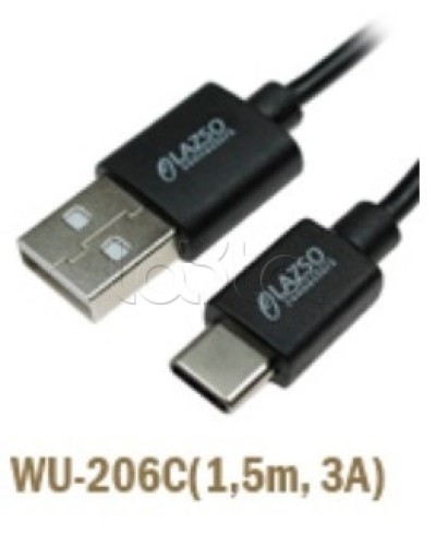 Кабель для передачи данных и зарядки LazsoWU-206C(1,5m, 3А) в Сочи Оборудование для видеонаблюдения Pintop.ru