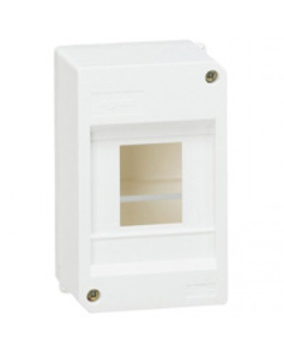 Щиток накладной Mini S 4 модуля белый Legrand 001357 в Сочи Боксы для автоматов Pintop.ru