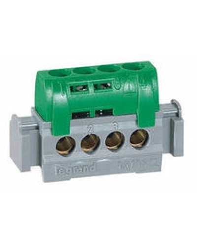 Клеммник зеленый 4х1.5-16 мм2 LEGRAND 004830 в Сочи Клеммные колодки Pintop.ru