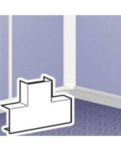 Т-образное ответвление для мини-плинтуса DLPlus 32x16 белый Legrand 033330 в Сочи Аксессуары для кабель-канала Pintop.ru