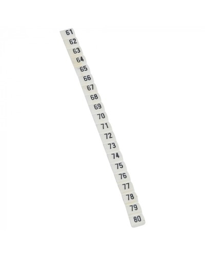 Маркер CAB3 цифры 61-80 Legrand 038163 в Сочи Аксессуары для кабель-канала Pintop.ru