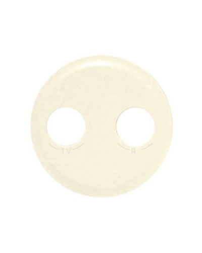 Лицевая панель для розетки TV/FM слоновая кость Celiane Legrand 066232 в Сочи Аксессуары для кабель-канала Pintop.ru