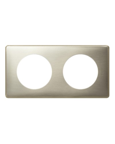 Рамка 2 поста титан Celiane Legrand 068902 в Сочи Аксессуары для кабель-канала Pintop.ru