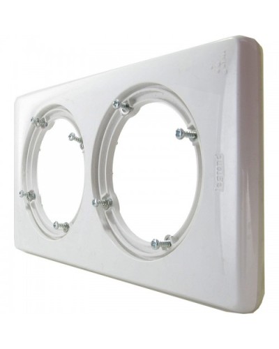 Рамка 2 поста IP44, белая Celiane Legrand 069072 в Сочи Аксессуары для кабель-канала Pintop.ru