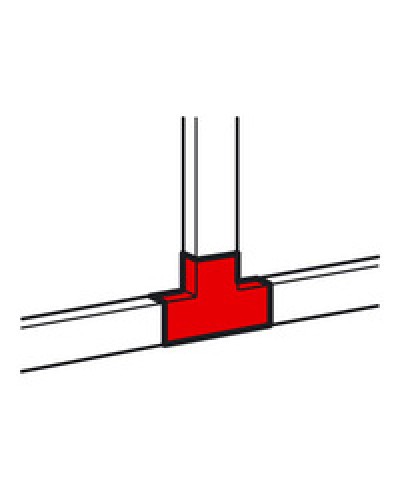 Тройник для кабель-канала METRA 40x16 Legrand (638154) в Сочи Аксессуары для кабель-канала Pintop.ru