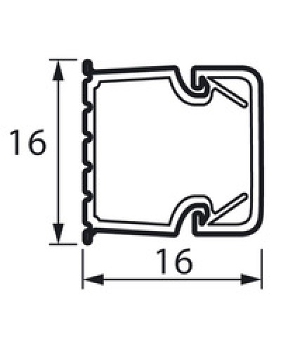 Кабель-канал METRA 16x16 Legrand (638191) в Сочи Кабель-канал Pintop.ru