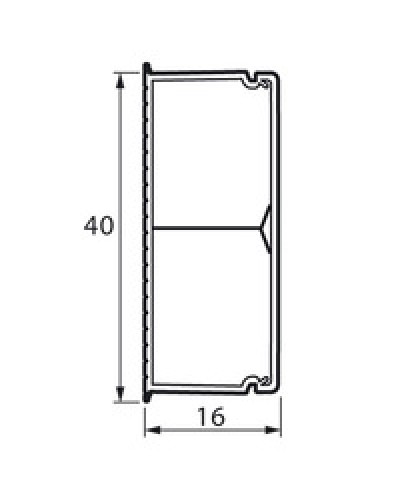 Кабель-канал с перегородкой METRA 40x16 Legrand (638195) в Сочи Кабель-канал Pintop.ru