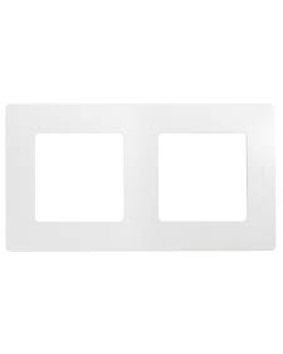 Рамка 2 поста Etika белый Legrand 672502 в Сочи Аксессуары для кабель-канала Pintop.ru