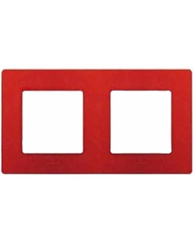 Рамка 2 поста Etika красный (10 шт/уп) Legrand 672532 в Сочи Аксессуары для кабель-канала Pintop.ru