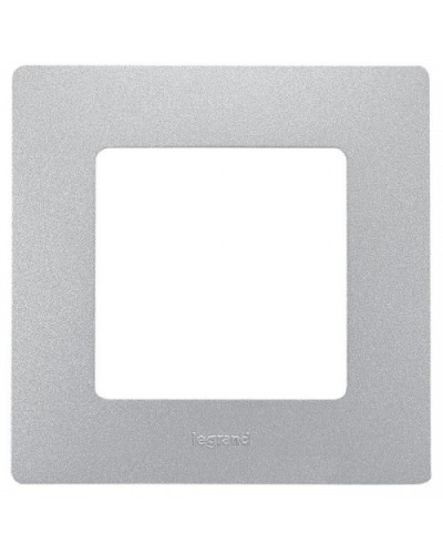 Рамка 1 пост Etika алюминий Legrand 672551 в Сочи Аксессуары для кабель-канала Pintop.ru