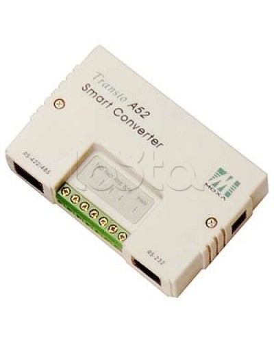 Преобразователь интерфейсов RS-232 в RS-422/485 с изоляцией 2 КВ Moxa A53/220VAC DB9 в Сочи Дополнительное оборудование для ОПС Pintop.ru