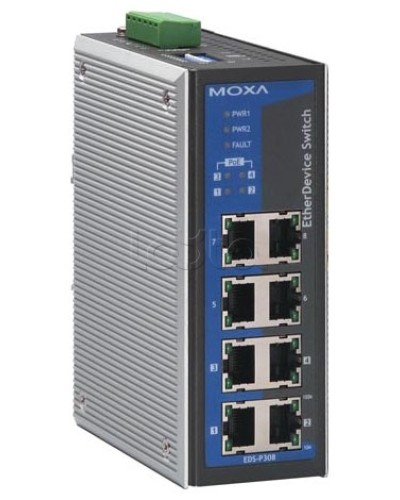 Коммутатор неуправляемый промышленный 8-портовый Moxa EDS-308-T в Сочи Коммутаторы Pintop.ru