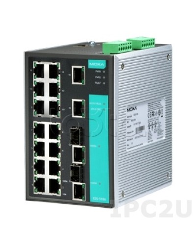 Коммутатор управляемый промышленный 18-портовыйMoxa EDS-518A в Сочи Коммутаторы Pintop.ru