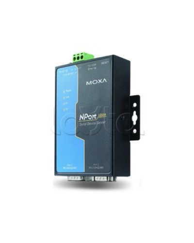 Сервер 2-портовый RS-232/422/485 в Ethernet Moxa NPort 5250A в Сочи Дополнительное оборудование для ОПС Pintop.ru