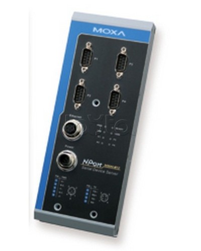 Сервер 4-портовый RS-232/422/485 в Ethernet Moxa NPort 5450AI-M12-T в Сочи Дополнительное оборудование для ОПС Pintop.ru