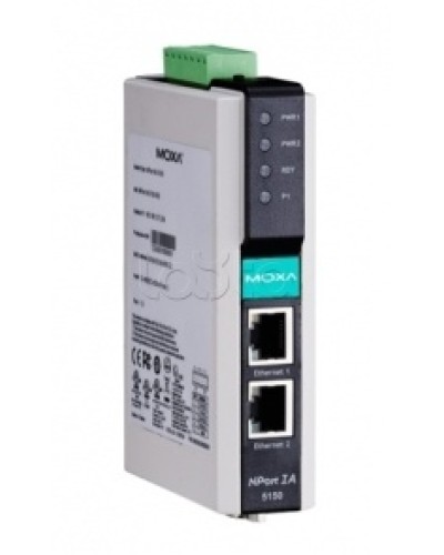 Сервер 1-портовый RS-232/422/485 в Ethernet Moxa NPort IA 5150-T в Сочи Дополнительное оборудование для ОПС Pintop.ru